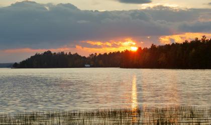 The sunsets on Long Lake make great photos.