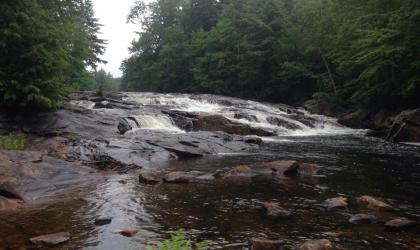 A great variety of water features at Bray House Falls.