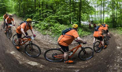 Perkins Clearing is a fine biking network.