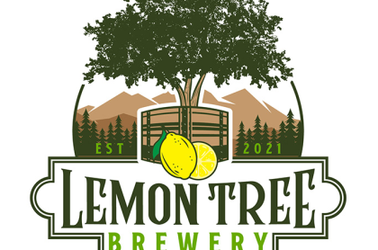 The logo for the lemon tree brewery