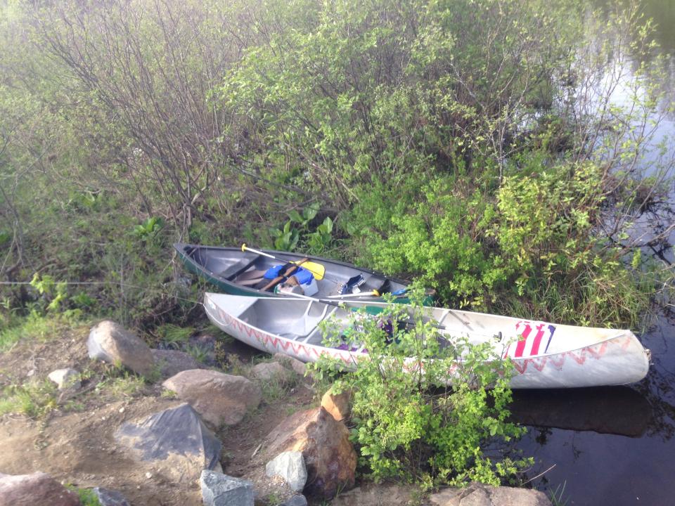 Our canoes