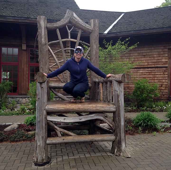 Make sure you get your photo taken in the huge chair!