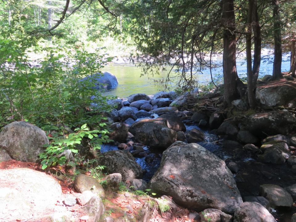 OK Slip Falls where OK Slip Brook enters Hudson River