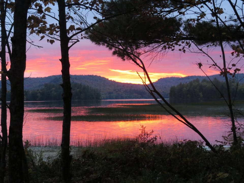 Lake Lila Sunset from camp