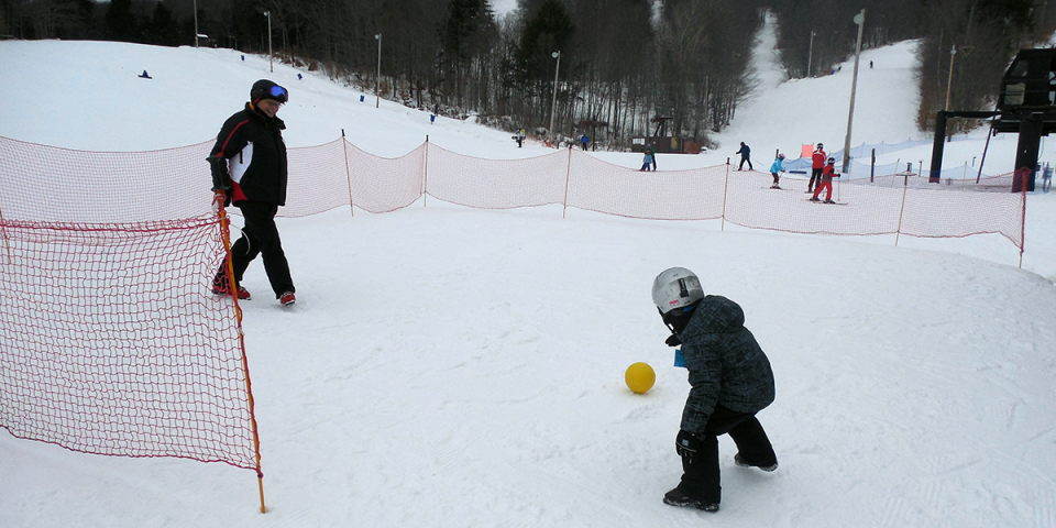 Snow Boot Kick Ball