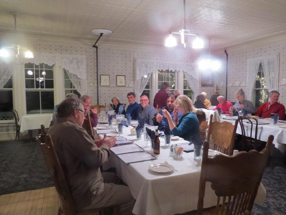 Birders fill the Adirondack Hotel Dining Room!