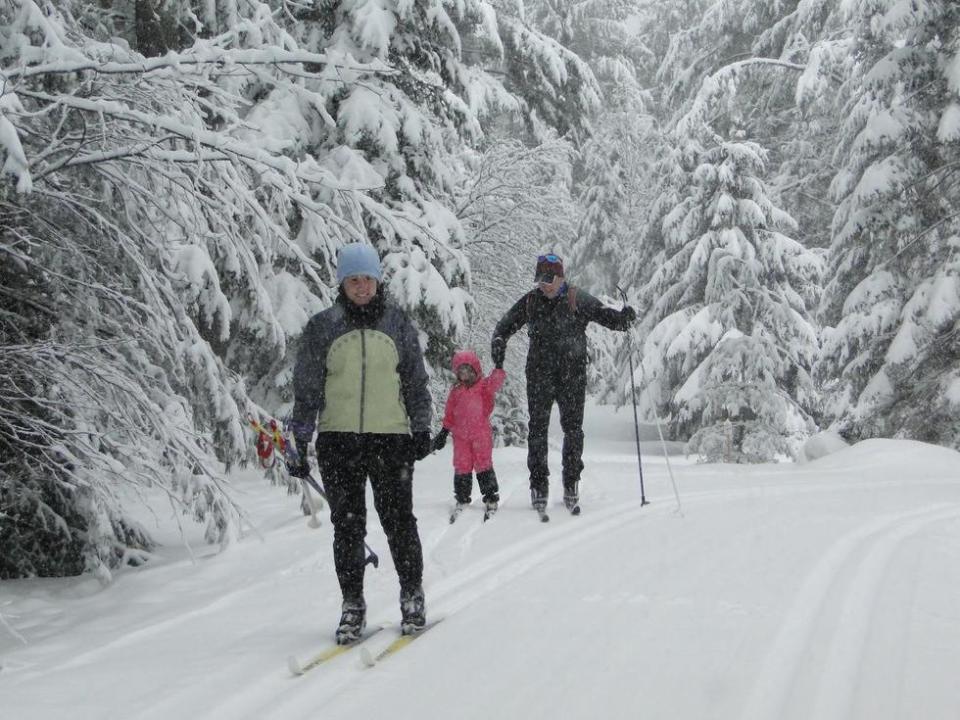 Cross Country Ski Family