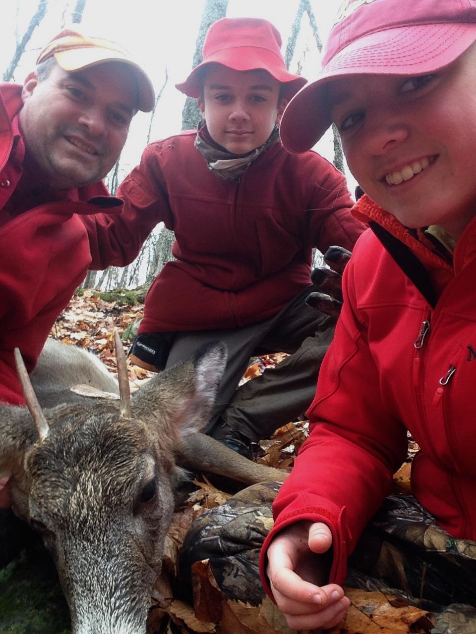 From left: Andy, Holden, and Ella.