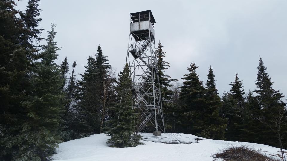 Owls Head Mountain in winter.