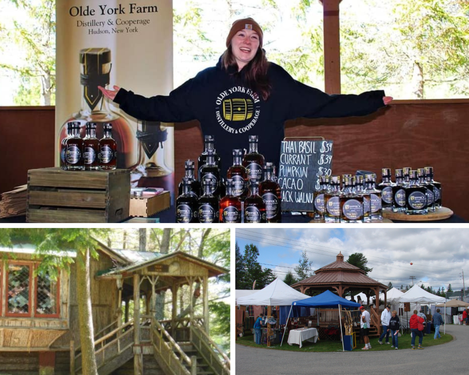 Bear and Wine Festival booth, durant days Great Camps, Twigs Craft Fair Booths