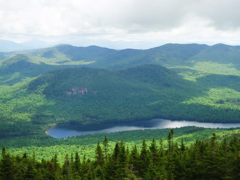 The view of Tirrell Pond and its namesake mountain