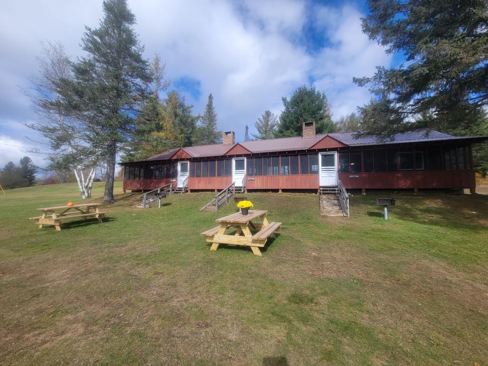 Long Red Cabin