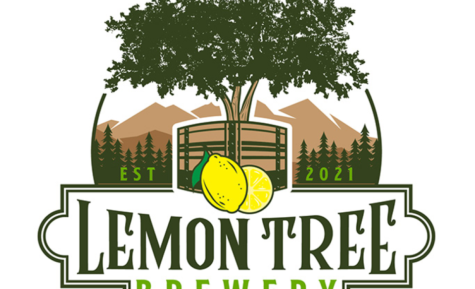 The logo for the lemon tree brewery