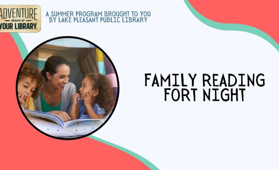 image promoting family reading fort night