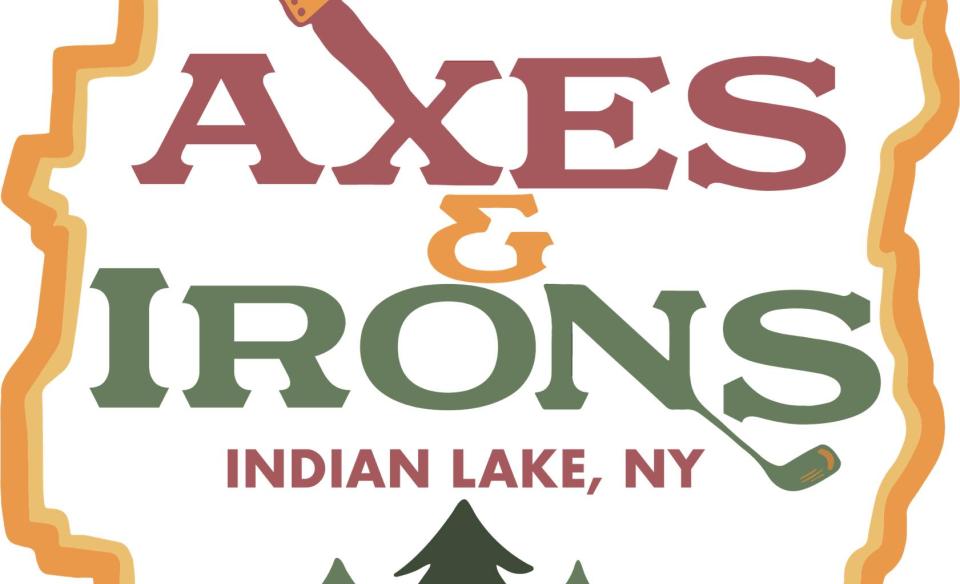 The sign for axes and irons of Indian Lake