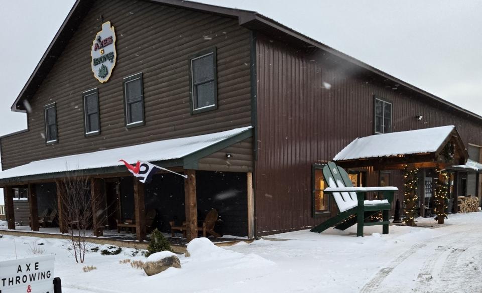 exterior photo of the axes and irons building