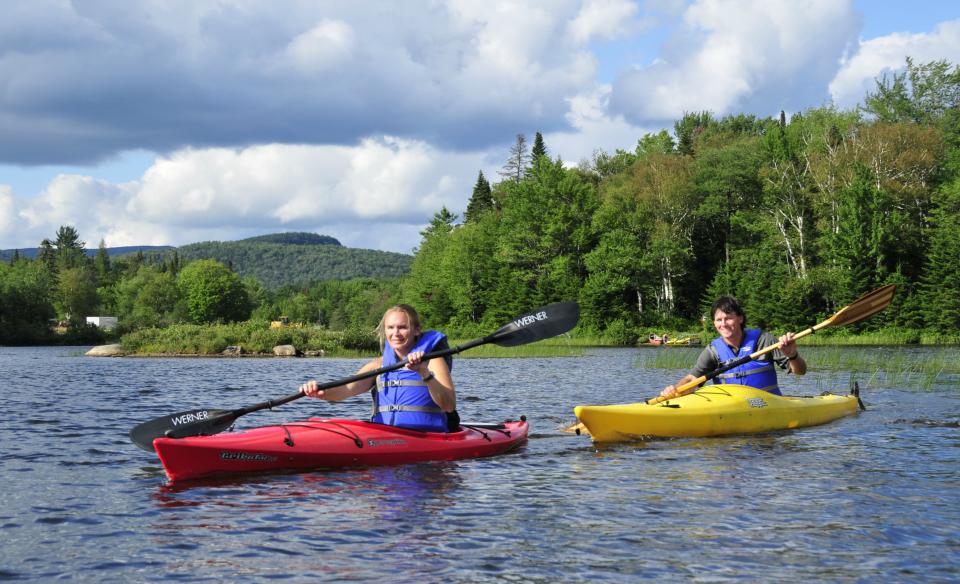 Great paddling above the Wakely Dam on Cedar River Flow.