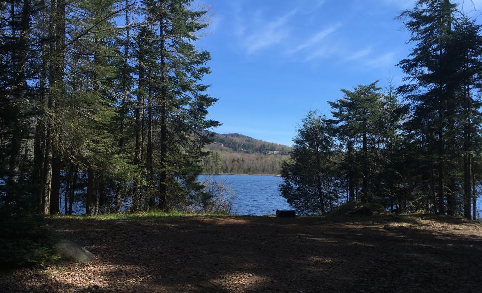 A picture of Lake Durant from one of the campsites