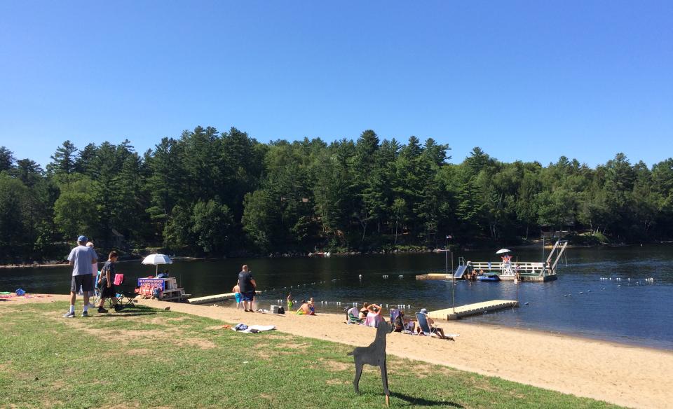 One of the highest elevated public beaches in the Adirondacks.