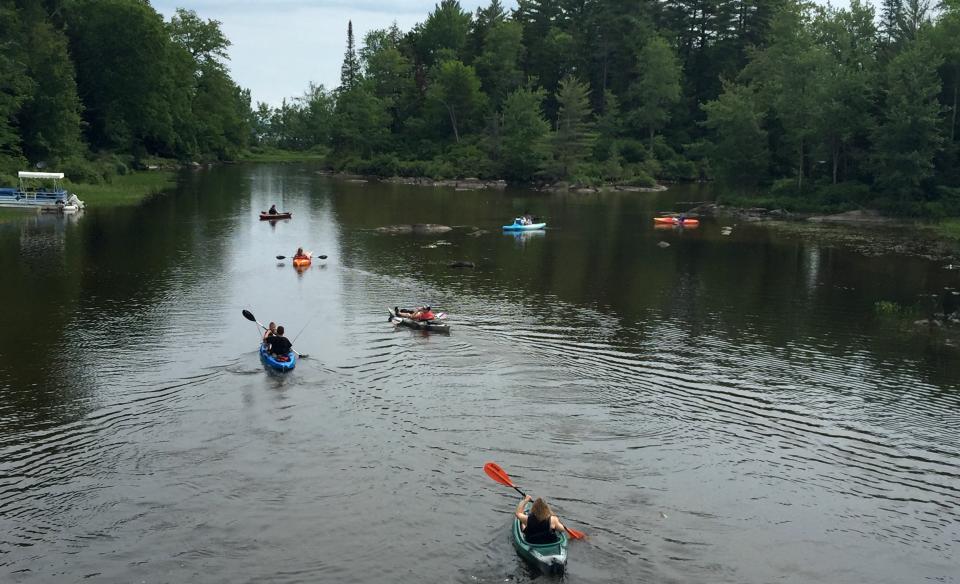 A popular lake for boating, fishing, and paddling.