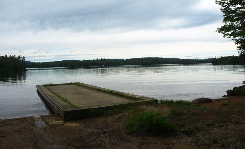 Plenty of shoreline interest on Forked Lake.