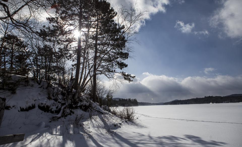 Winter in the Adirondacks means still getting outside.