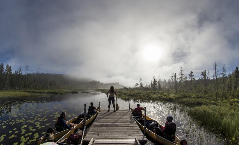 The oxbows and grassy edges give this paddle a very interesting feel.