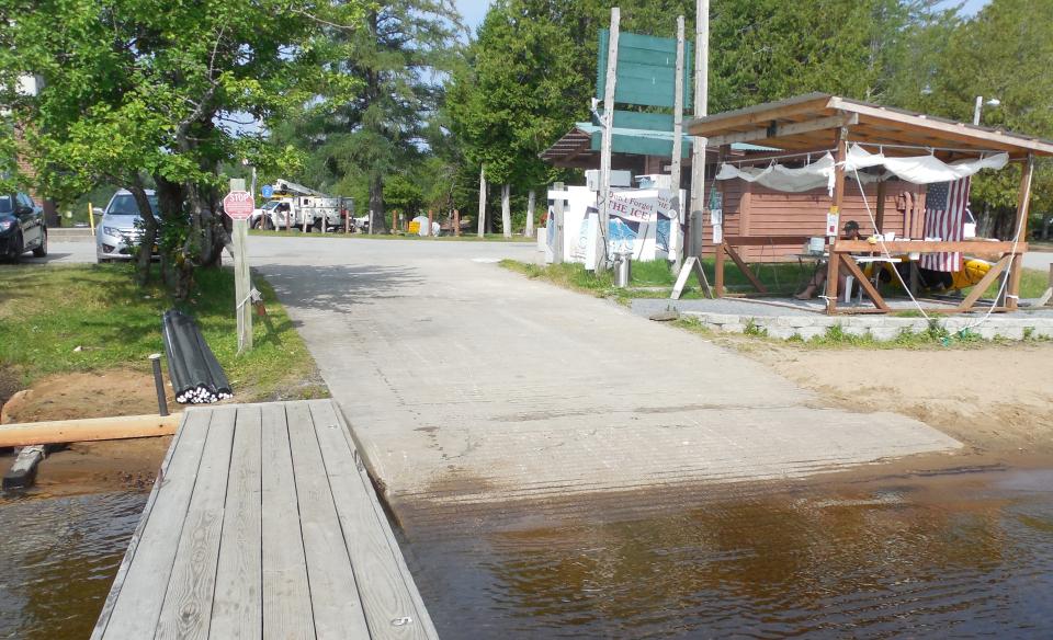 This launch is a hard surface launch and public dock.