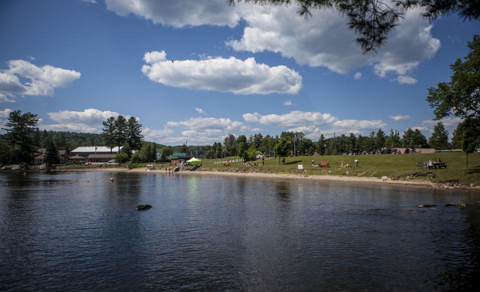 Speculator has a lovely town beach.