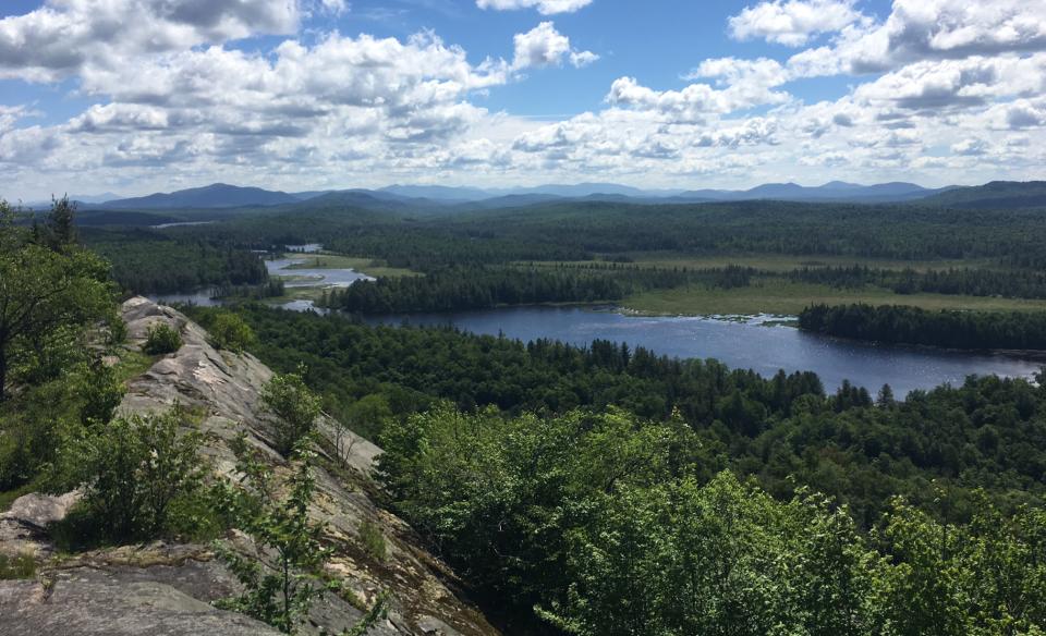 The hike to Lows Overlook ends with a gorgeous vista.