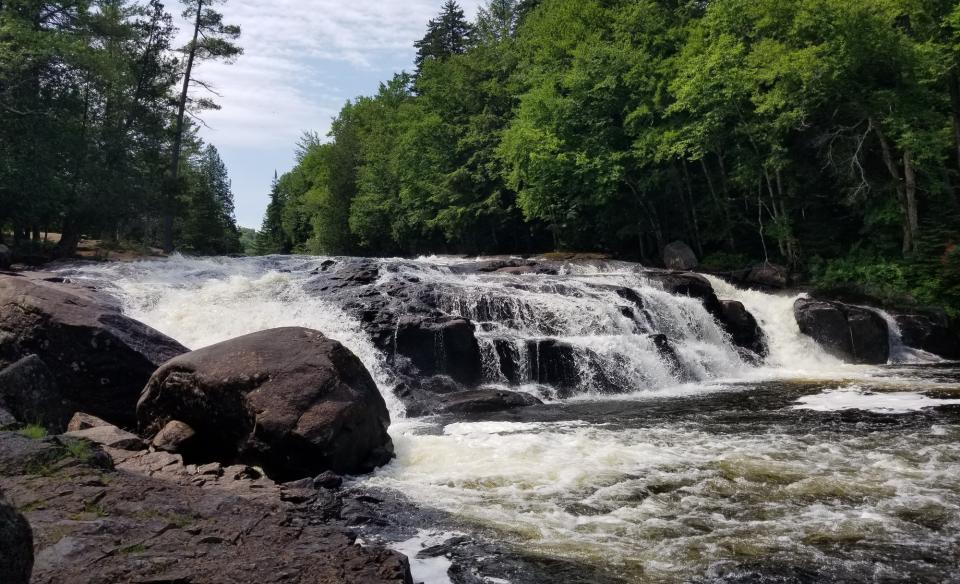 Buttermilk Falls in spring