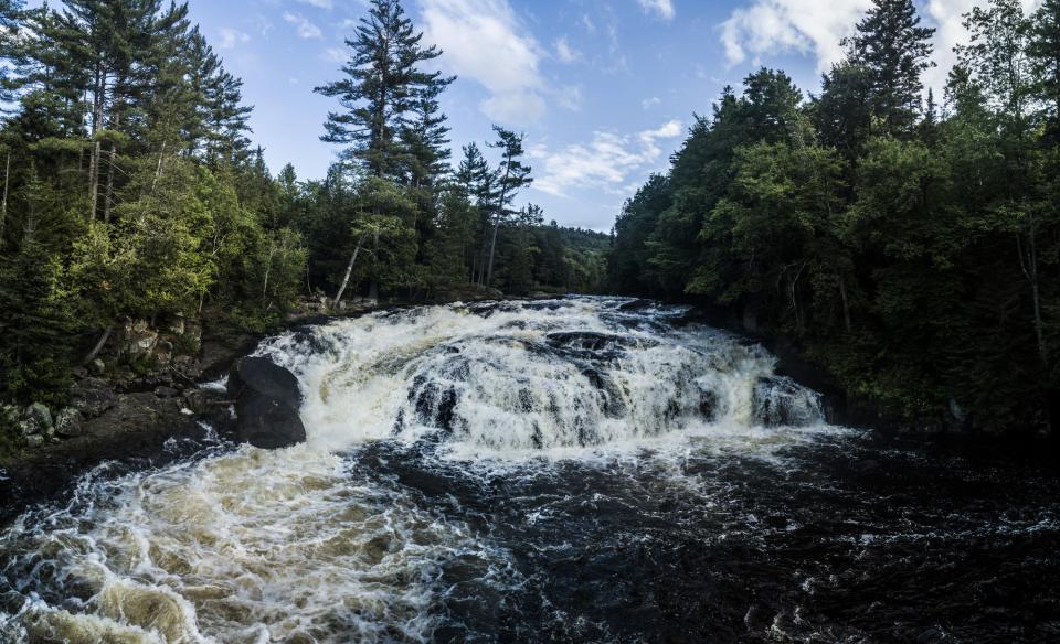 Buttermilk Falls in Long Lake, New York