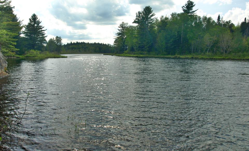 The only way to explore Round Lake is by water.