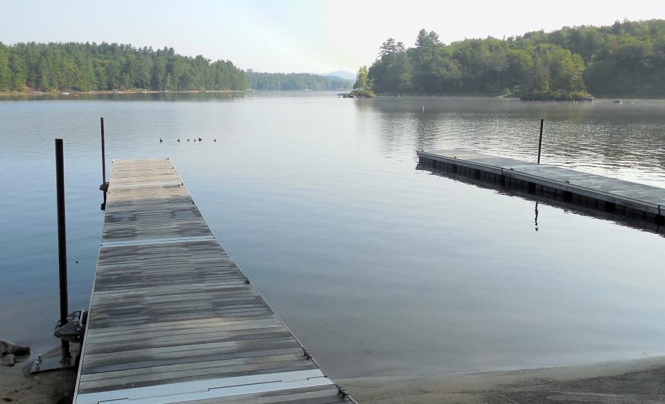 Twin piers, since Long Lake is very popular.