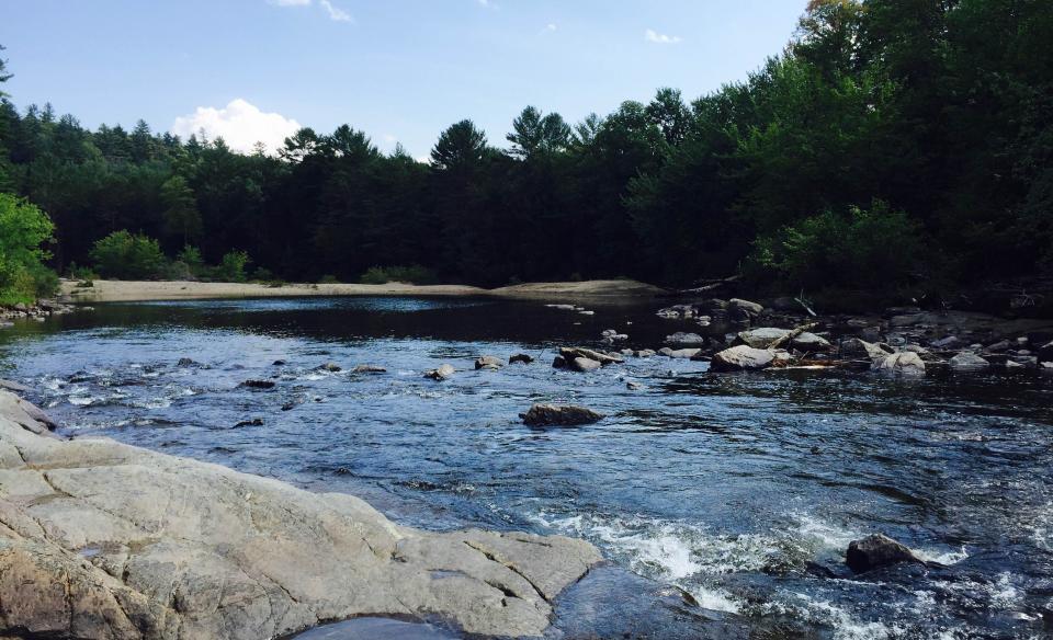 A rocky stretch of a river