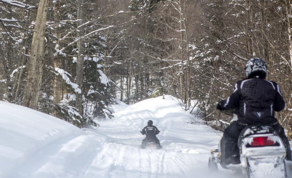 Enjoy deep forest trails near Piseco Lake.