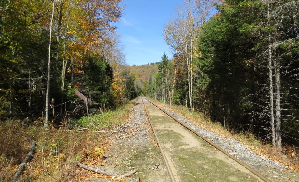 An old railroad bed