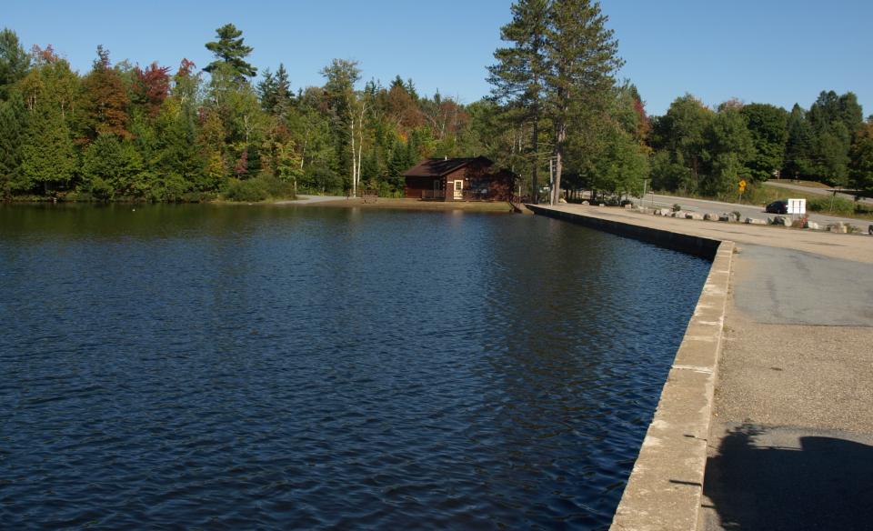 Launch point for canoes and kayaks.