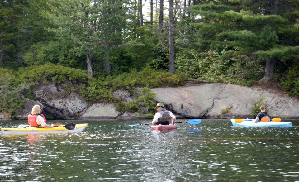 Paddle the southern bay for additional hiking trails.