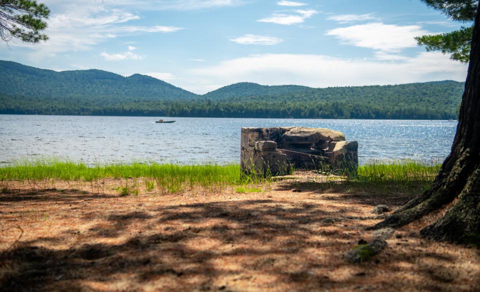 A fire fit at Lake Eaton