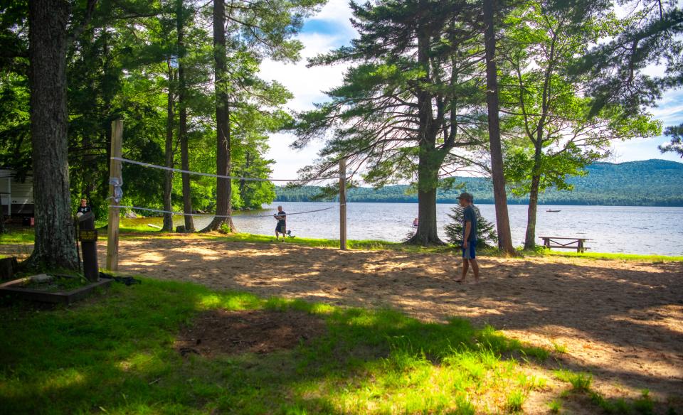 A couple sites at Lake Eaton Campground