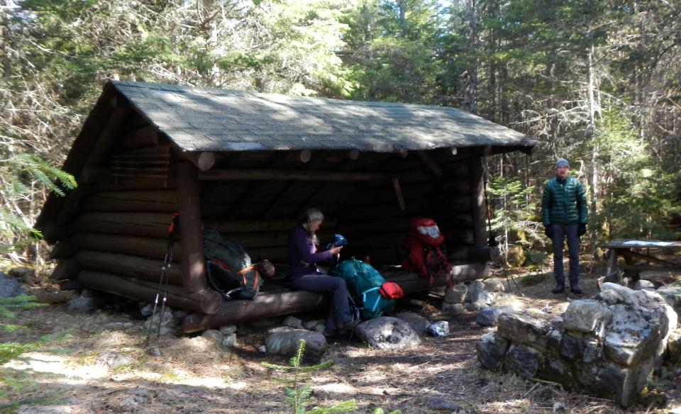 Plenty of classic leantos for camping along the Northville-Lake Placid Trail.